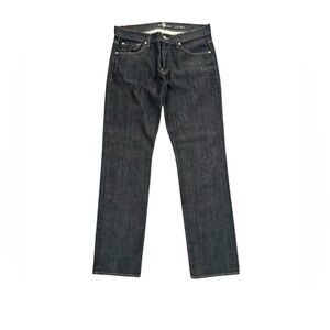 7 For All Mankind Men’s Carsen Classic Straight Leg Jeans Dark Rinse Size 33